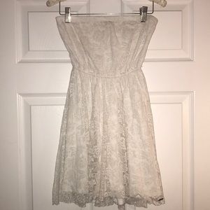 Hollister Strapless Lace Dress